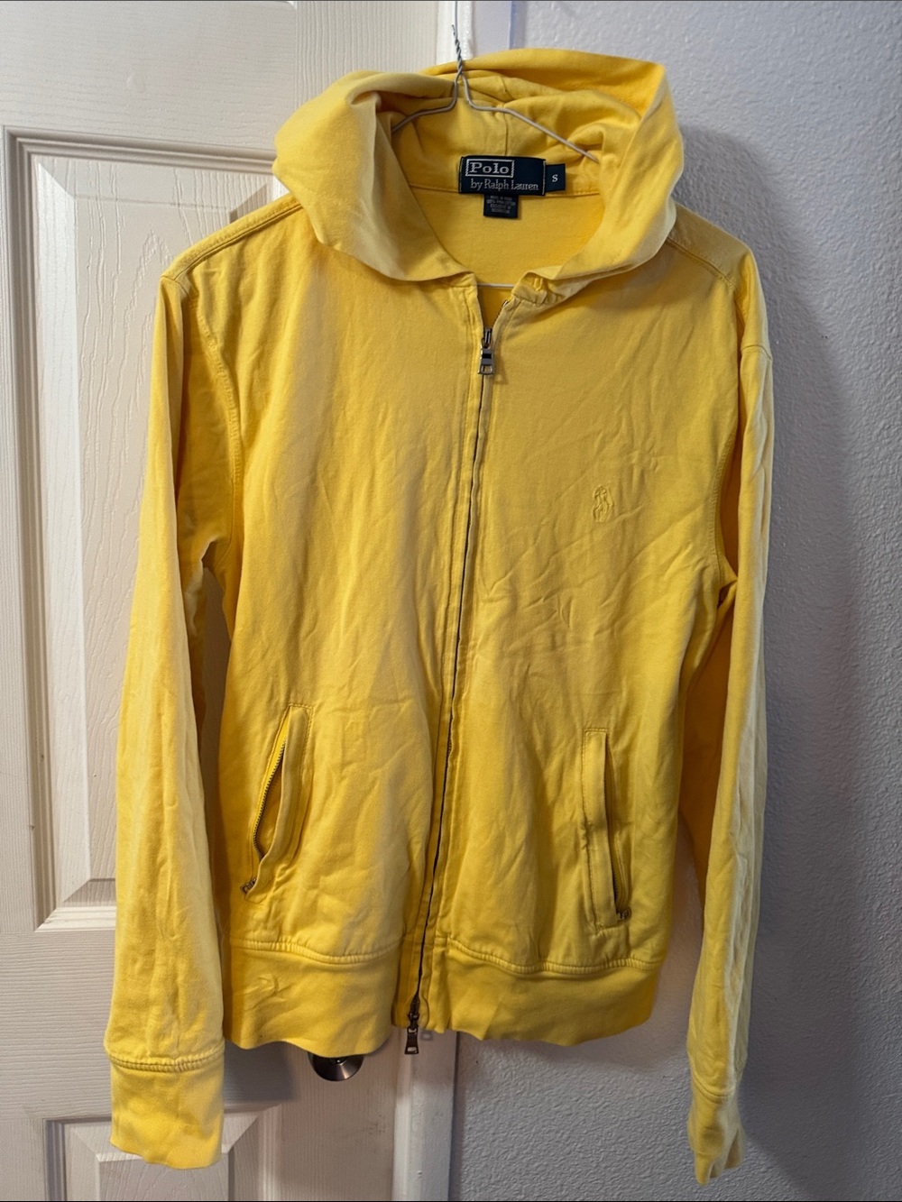 Polo by Ralph Lauren Bright Yellow Zip Hoodie